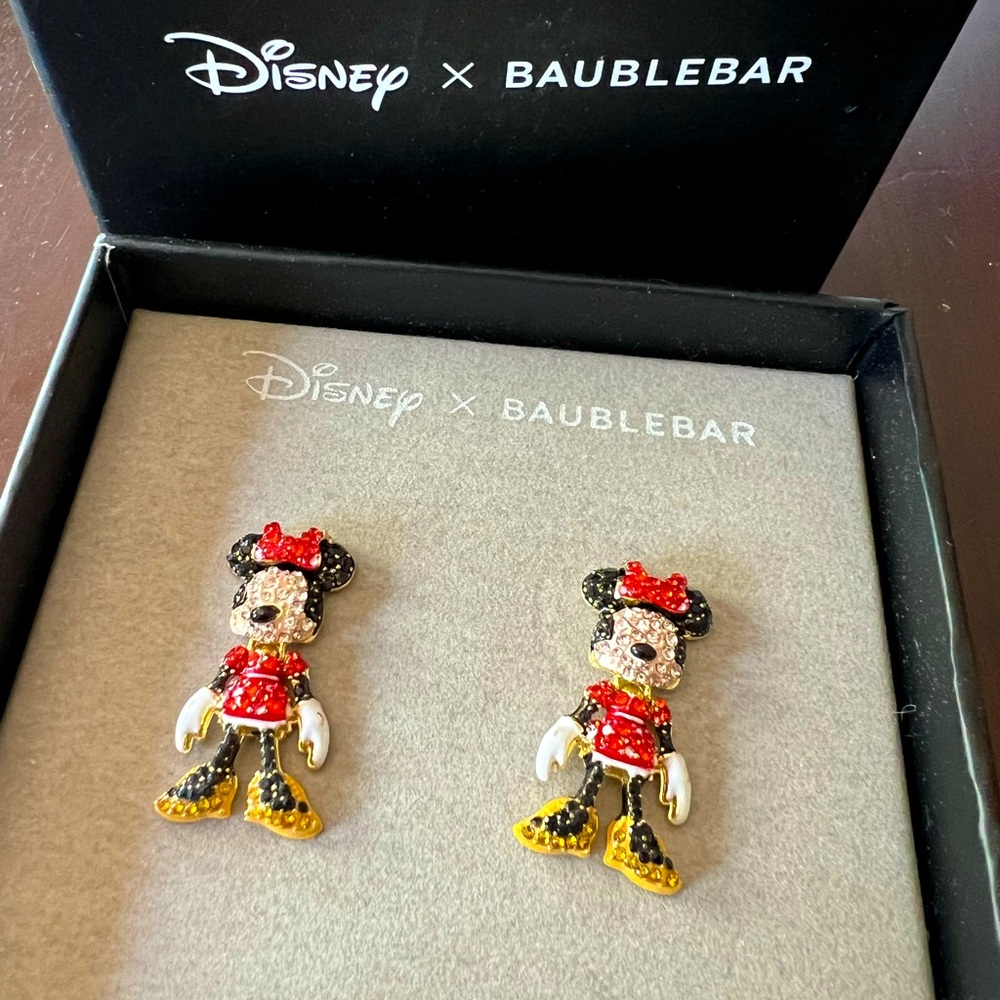 Minnie Mouse Baublebar earrings Classic Disney